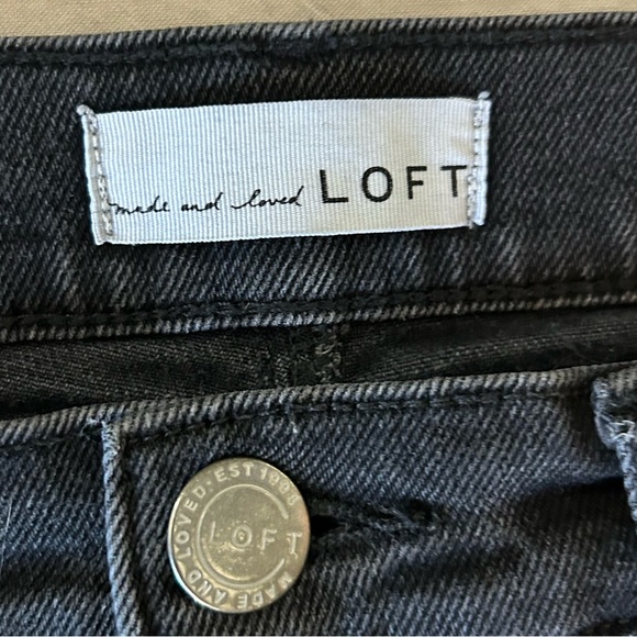 Loft High Waist Kick Crop Jeans - Picture 3 of 10